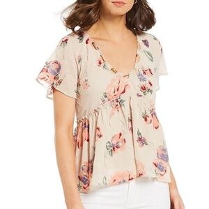 lucky brand blouse NWT